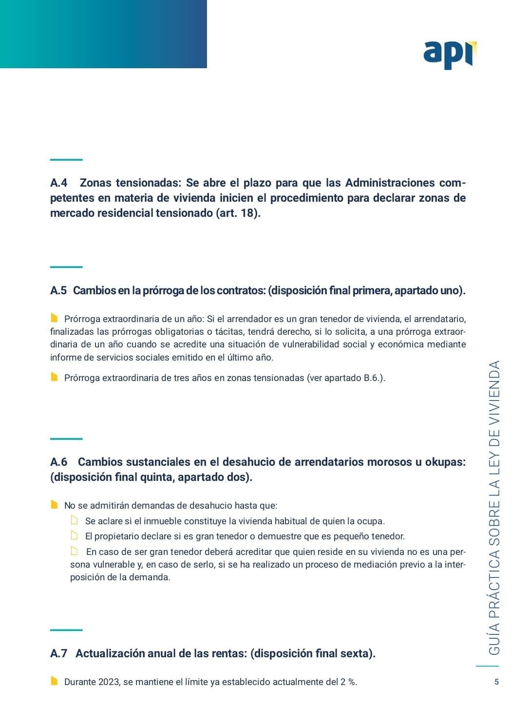 GUIA PRACTICA SOBRE LEY DE LA VIVIENDA