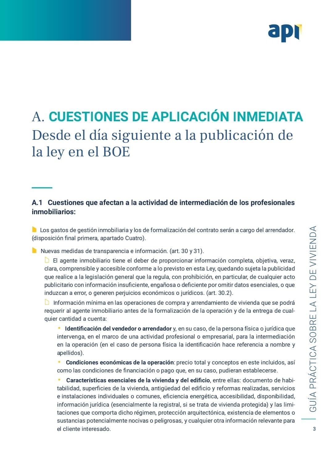 GUIA PRACTICA SOBRE LEY DE LA VIVIENDA
